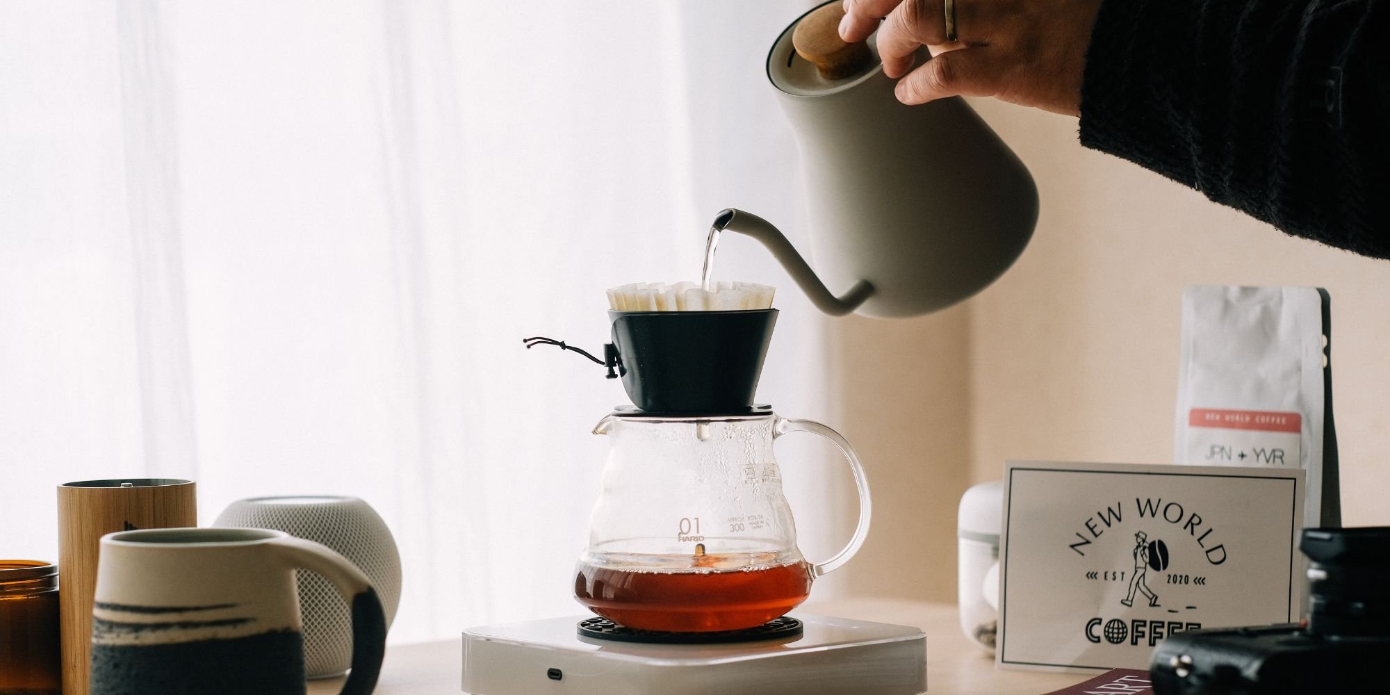 Filter coffee jug top